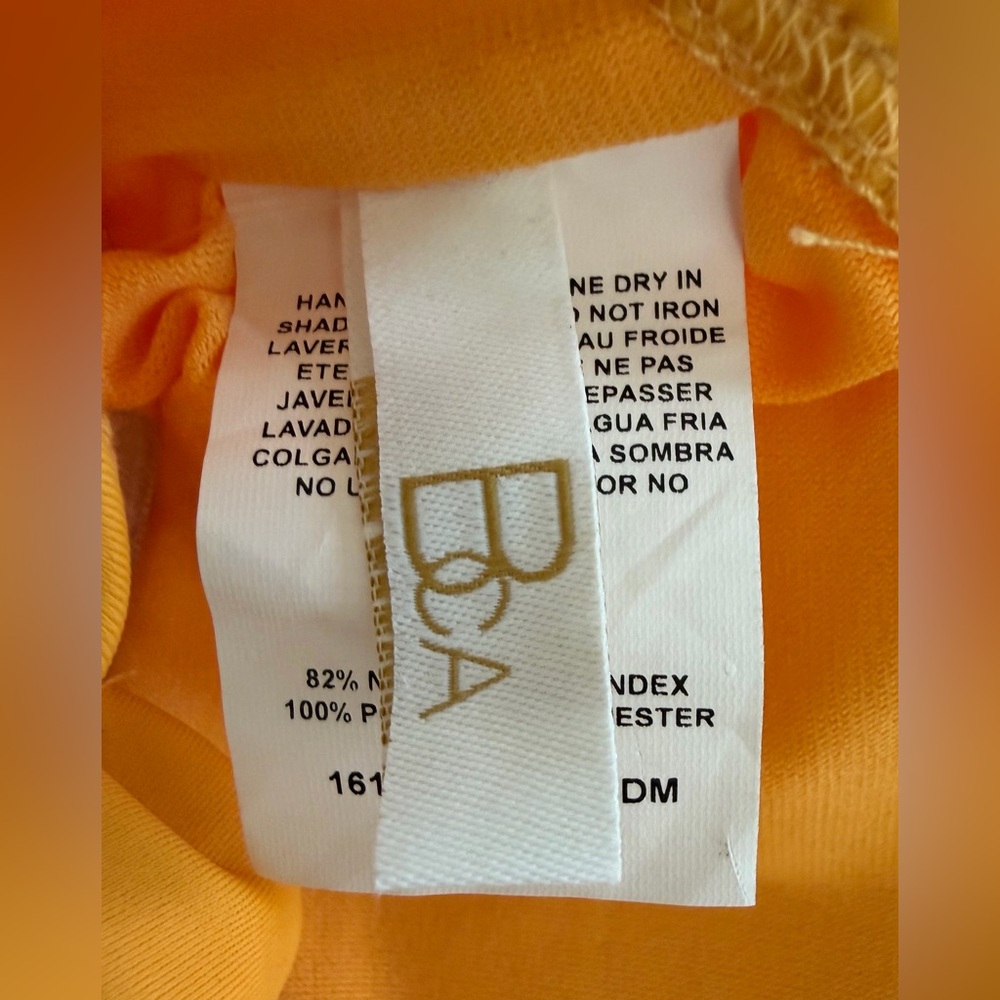 Tori - Marigold V-Neckline Twist-Waist One-Piece Compression Swimsuit XS NWT - Picture 6 of 7